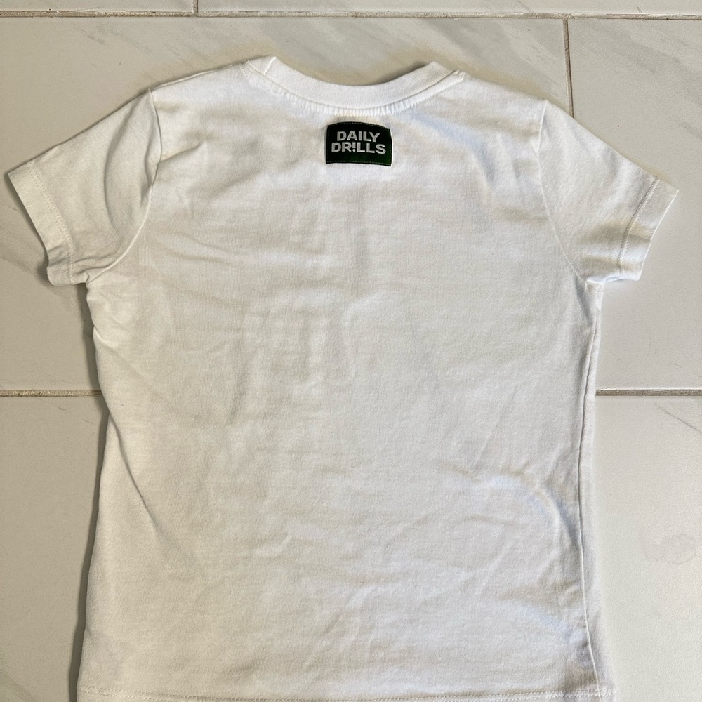 DAILY DRILLS TSHIRT!! XS/S - White!